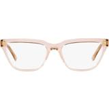 Hvid Briller & Læsebriller Vogue Eyewear 0VO5443 til Dame Rektangulære Hvid Tilgængelige linser: Enkeltstyrkeglas Flerstyrkeglas