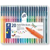Staedtler Hobbyartikler Staedtler Triplus Color 323 Triangular Fibre Tip Pen 20-pack