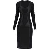52 - Silke Kjoler Dolce & Gabbana Midi Trompe L'oeil Lingerie Dress