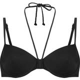 Genanvendt materiale Bikinitoppe Hunkemöller Luxe Padded Underwired Bikini Top - Black