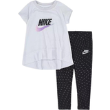 Nike Piger Øvrige sæt Nike Little Girl's T-Shirt & Leggings Set