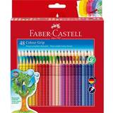 Kuglepenne Faber-Castell Colour Grip Coloured Pencils Cardboard Wallet 48-pack