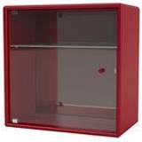 Rød Opbevaringsskabe Montana Furniture PERFUME Glaslåge Opbevaringsskab