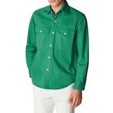 Eton Green Heavy Denim Overshirt