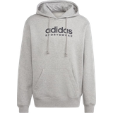 adidas All SZN Fleece Graphic Hoodie - Medium Grey Heather