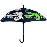 Esschert Design Chameleon colour changing umbrella childrens kids small handle novelty brolly