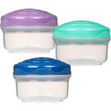 BPA-fri - Multifarvet Køkkenopbevaring Sistema Mini Bites To Go Madkasse 3stk 0.13L