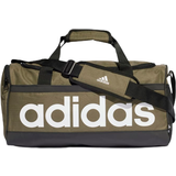 Adidas Duffeltasker & Sportstasker på tilbud adidas Essentials Linear Duffel Bag Medium - Olive Strata/Black/White