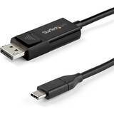 DisplayPort-kabler - Rund StarTech DisplayPort - USB C M-M 2m