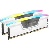 Belysning - Hvid RAM Corsair Vengeance RGB White DDR5 6000MHz 2x32GB ECC (CMH64GX5M2B6000C40W)