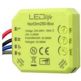 LEDlife Elartikler LEDlife LED-dåse-Lysdæmper 5-250W Justerbar dæmpning