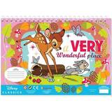 Disney Malebøger Disney Bambi Coloring Pages with Stencil and Sticker Shee Fjernlager, 5-6 dages levering