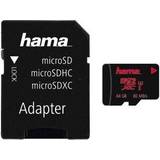 Hama 64 GB Hukommelseskort Hama microSDXC UHS Speed C3 UHS-I 64GB inkl. Adapter