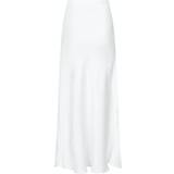 Hvid - XL Nederdele Neo Noir Klea Heavy Sateen Skirt White