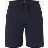 Hugo Boss Polyester Bukser & Shorts Hugo Boss Waffle Pajama Shorts - Dark Blue