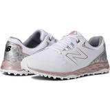New Balance Snørebånd Golfsko New Balance Fresh Foam Links Women's Golf Shoe, White/Pink, Spikeless