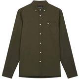 Herre Skjorter på tilbud Lyle & Scott Regular Fit Oxford Shirt - Olive Green