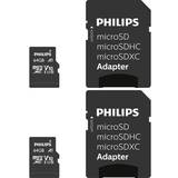 Philips 64 GB Hukommelseskort Philips Memory card Micro SDXC 2 pcs. 64GB C. [Levering: 4-5 dage]