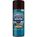 Spraymaling Hammerite Direct to Rust Hammered Rustbeskyttelsesmaling Black 0.4L