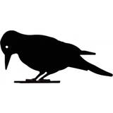 Brugskunst Wildlife Garden fuglesilhuet flagspætte Dekorationsfigur