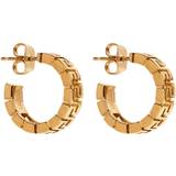 Versace Greca Hoop Earrings - Gold
