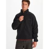 Marmot Sort Overdele Marmot Men's 1/2-Zip Fleece Jacket in Black Black