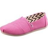 9 - Pink Lave sko Toms Women's Pink Alpargatas Heritage Canvas Espadrille Slip-On Shoes