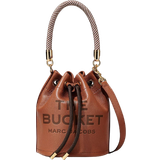Brun - Skind Bucket Bags Marc Jacobs The Leather Bucket Bag - Argan Oil