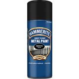 Spraymaling Hammerite Direct to Rush Smooth Finish Metalmaling Sort 0.4L