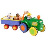 Dyr Biler Happy Baby Farm Tractor with Trailer