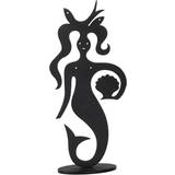Vitra Sort Dekorationer Vitra Silhouettes Mermaid Tischdekoration schwarz/pulverbeschichtet/BxHxT 12,9x27,9x5,8cm Dekofigur