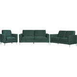 Fløjl - Sølv Møbler Beliani 6-seat velvet lounge Sofa