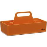 Vitra Kasser & Kurve Vitra Værktøjskasse Genanvendt Plastik Tangerine Opbevaringsboks