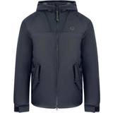 Fred Perry Sort Overtøj Fred Perry Instulated Black Hooded Jacket