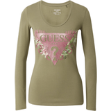 Guess Blomstrede - Grøn Tøj Guess Blouse Slim Fit - Green