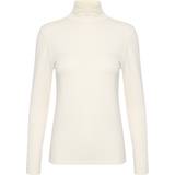 Soaked in Luxury Dame Overdele Soaked in Luxury Slhanadi Rollneck Ls Toppe & T-Shirts 30403340 Whisper White MEDIUM