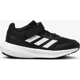 32½ Sportssko adidas Kid's Runfalcon 3.0 Elastic Lace Top Strap Shoes - Core Black/Cloud White/Core Black