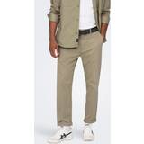 Only & Sons 11,5 - Dame Bukser & Shorts Only & Sons Kent Trousers Beige
