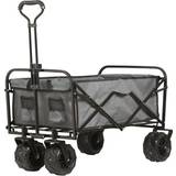 Foldable trailer with wide wheels max load 70 kg