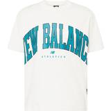 New Balance Uni-ssentials Warped Classics T-shirt - Sea Salt Heather