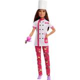 Plastlegetøj Dukker & Dukkehus Mattel Barbie Career Pastry Chef Doll with Hat & Cake Slice HKT67