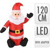 Julebelysning Ambiance oppustelig LED-julemand Julelampe