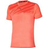 Mizuno 38 - Gul Tøj Mizuno Core Graphic Running Shirts Men Orange