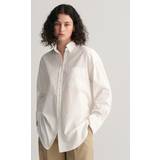 Gant 6 - Dame Skjorter Gant Luxury Oxford Shirt 113 Eggshell