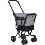 Indkøbsvogn med hjul Playmarket Shopping Cart Foldable With Wheels - Black/Grey
