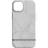 Richmond & Finch Hvid Mobiletuier Richmond & Finch Case Designed for 14 Plus Wireless Charging Compatible Military Grade Drop Protection 6.7 White Marble Design Raised Edges Protective Cell Phone Cover