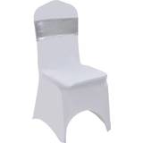 Sølv Kontorstole vidaXL 25 Stretchable Band Office Chair 2pcs