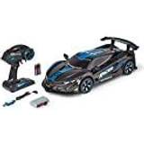 Carson Firehjulstræk (4WD) Fjernstyret legetøj Carson 1:10 Night Racer 2.0 2.4G 100% RTR blau R/C Spielzeugauto, Mehrfarbig