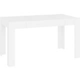 Spisebord i hvid højglans vidaXL Engineered Wood Spisebord 74.5x140cm