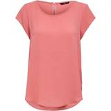 Only Vic Loose Short Sleeve Top - Rose/Tea Rose